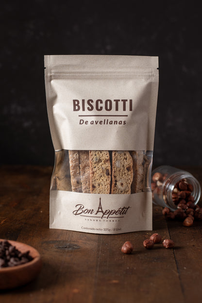 Biscotti de Avellanas - Paquete 8 unidades
